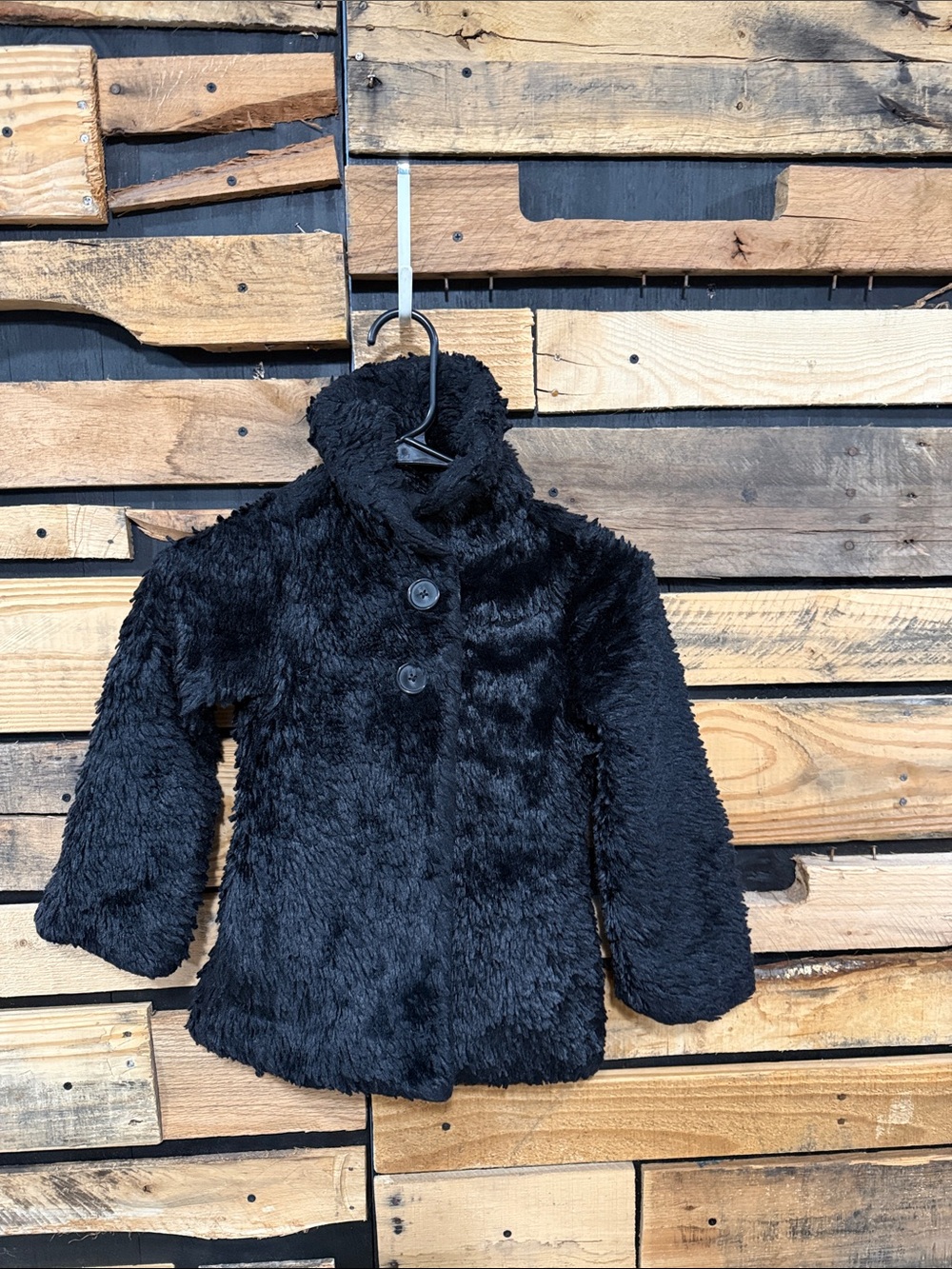 Patagonia Pelage Black Faux Fur Jacket Girls XS (5-6) Cozy Warm
Fluffy Soft